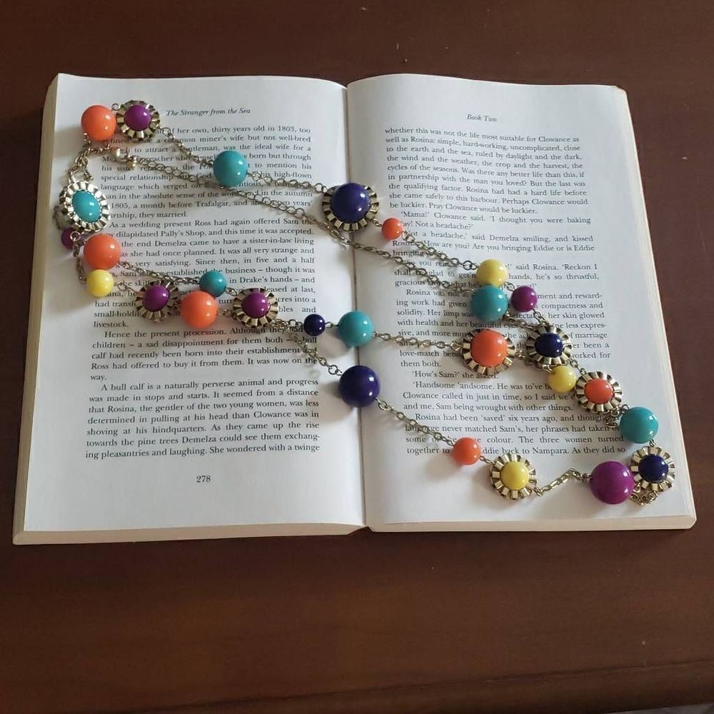 ‎Large Colorful Retro 60s/70s Like Ball Necklace